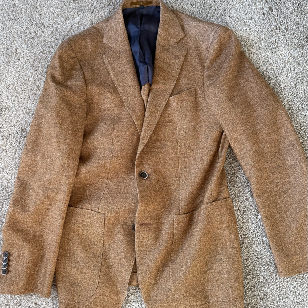 Suitsupply Brown Sport Coat with Notch Lapel